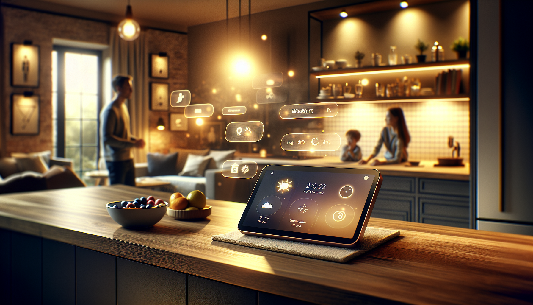 Smart home with ambient AI assistant